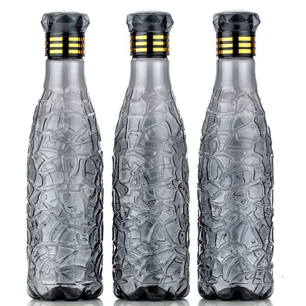 Zig-Zag Golden Ring Diamond Cap Water Bottles